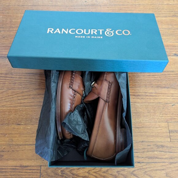 Rancourt & Co. Tan calfskin horsebit loafers 9.5 (used) main image 4